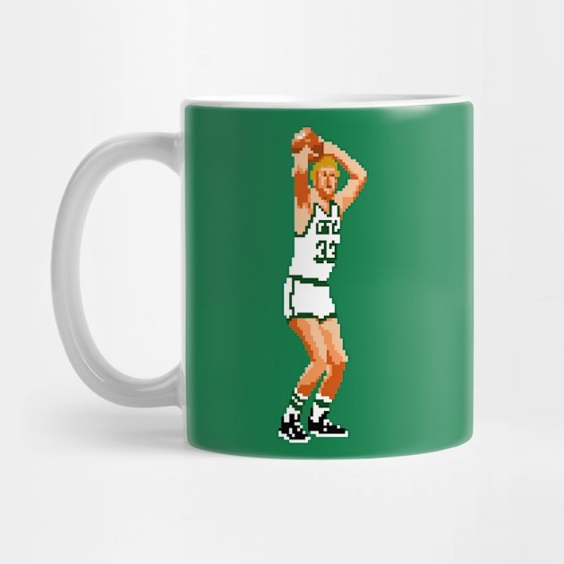 Larry Bird Pixel Shot by qiangdade